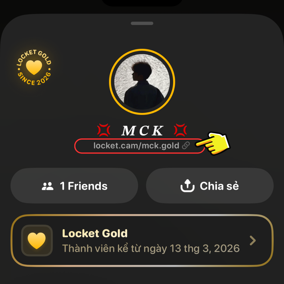 Cách lấy Username Locket